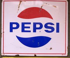 Pepsi-Cola Metalen Bord